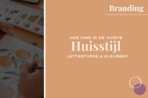 blog huisstijl, kleuren en lettertypes